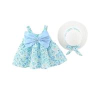 Vestidos De NiñA De 2 A 5 AñOs-Ropa De Verano para NiñAs PequeñAs, Vestidos Florales Fruncidos Sin Mangas, Vestido para NiñAs