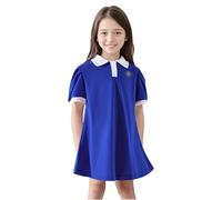 Vestidos De NiñA De 2 A 5 AñOs-Vestido De Verano para NiñAs, Informal, Cuello Redondo, Manga Corta, Corte Holgado, para Uso Diario, para NiñAs De 1 A 9 AñOs, CóModo Conjunto De Juego con Sandalias.