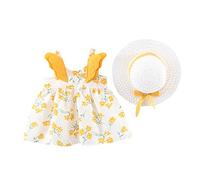 Vestidos De Niña Vestidos De Verano Conjunto De Vestido Floral Con Volantes Para Bebé De 0 A 3 Años Sombrero De Verano Para Niñas Vestidos Sin Mangas Para Bebés Y Niñas Pequeñas Vestidos De Playa