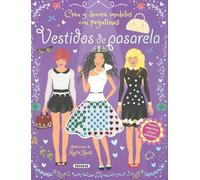Vestidos de pasarela (Crea y decora modelos con pegatinas)