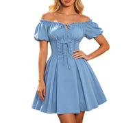 Vestidos De Playa para Señoras Casual Playeros Asistir Bautizos Mama Frescos Botas Algodon Tienda Gasa Ganchillo No Rosas Ceremonias Conjunto Atuendos Línea Tubo Palabra