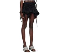 Vestidos de tallas cortas Faldas Conjunto de Mujeres Casual Gasa Plisada Skater Falda Corta Elástica Swing Mini Falda Negra X Pequeña Vestidos De Noche Corto Elegante Para Boda Cómodo, Negro , M