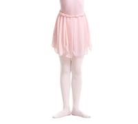 Vestidos De Verano De Las Niñas 2026 Falda De Entrenamiento De Ballet Para Con Cintura Elástica, Ropa De Baile Tutú Para Enseñar, Actuación Y Algodón Largo Vestidos Festivos De Moda, Rosa., 6-7 años