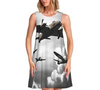 Vestidos de Verano para Mujer 2025, Vestido Casual de Playa sin Mangas, Traje de baño de la Segunda Guerra Mundial con Bolsillos