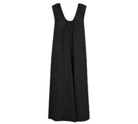 Vestidos de Verano para Mujer Vestidos sin Mangas, de Tirantes Anchos, Informales, Lisos, Largos y de Corte Holgado, Ideales para la Playa(Negro,XL)