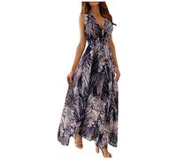 Vestidos Elegantes Mujer, Ropa Mujer Verano 2025 Tallas Grandes Playa Sin Mangas Cuello V Baratos Elegantes Vestido Summer Dresses for Women Amazon España Ofertas Marina de Guerra