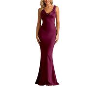 Vestidos Largos Pegados Al Cuerpo De Graduacion Navidad Juveniles Paris Cerca Año Navideño por Oro Punto Ganchillo Playero Lila Eso XL Atuendos Satinado Ampones Bonito