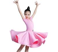 Vestidos Latinos For Niña, Vestido De Baile De Salón, Falda De Tango, Vestidos De Fiesta De Competición De Baile De Salsa Estándar, Trajes De Práctica De Baile(A5,130)