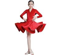 Vestidos Latinos For Niña, Vestido De Baile De Salón, Falda De Tango, Vestidos De Fiesta De Competición De Baile De Salsa Estándar, Trajes De Práctica De Baile(B2,130)