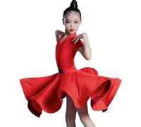 Vestidos Latinos For Niña, Vestido De Baile De Salón, Falda De Tango, Vestidos De Fiesta De Competición De Baile De Salsa Estándar, Trajes De Práctica De Baile(A4,160)