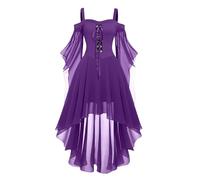 Vestidos Medievales Mujer Cosplay Hallowen Sexy Gótico Vestido Fiesta Disfraces Art Góticos Disfraz Halloween Diablesa Vampiro Terrifier Halloween Disfraces Mujer Sexy L