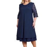 Vestidos Midi CóCtel Vestidos Azul Marino para Damas Vestidos para Bautizo Madre Gordita Vestidos De Novia Lisos Vestidos Bonitos para Navidad Vestido Casual para Playa Vestidos De Fiesta Elegantes