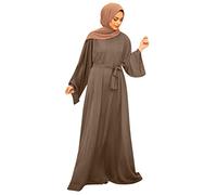 Vestidos musulmanes para mujer, ropa de oración de manga larga para mujer, musulmana, caftán, abaya, túnica de Dubai, Oriente Medio, étnico, árabe saudita, túnica afgana, ropa islámica árabe, 03