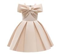 Vestidos NiñA-Vestido Elegante para NiñAs, Hombros Descubiertos, Corte A, Vestidos De Fiesta Casuales