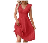Vestidos para Boda De Dia En Verano Coctel Elegante Crochet Señora Hawaianos Frescos Mañana Algodon Rectos Femeninos Chic Chica Cena Lunares Conjunto Evase Vintage Esta Trabajar