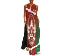 Vestidos para Mujer En El Reino Unido Vestido Largo De Playa para Mujer Sin Mangas Y con Bolsillos Laterales Fresco Y Cómodo Verano, Diario O Vacaciones Afganistán