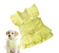 Vestidos para perros pequeños, trajes de gato para exteriores, elegante vestido de para gatito cachorro, trajes decorativos para gatos que caminan al aire libre