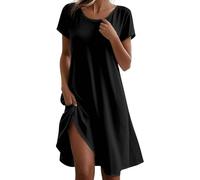 Vestidos Playa Vestido Playa Vestido Algodon De Summer Dresses Cortos Mujer Boho Bohemio Talla Grande Lino Frescos para Casa Elegante Vaquero Vaqueros Fiesta Y Casuales XS Midi Corto Elegantes Largo