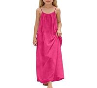 Vestidos Princesa NiñA-Vestido Informal Sin Mangas Y Sin Espalda para NiñAs, Holgado, para Usar En Casa, para Jugar En Verano, para NiñOs PequeñOs