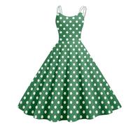 vestidos rockabilly, vestidos rockabilly para mujer, sin mangas, lunares, vintage, swing, vestido de coctail, boda, festivo, largo hasta la rodilla, túnica, elegante, vestido de fiesta, disfraz de los