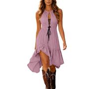 Vestidos Sueltos para Fiesta Mujer Señoras Grandes Nochevieja Tipo Gala Champagne Boho Rectos Beige Provocativos No Corrugados Maduras Flores Estampado Satén Floreados Extra