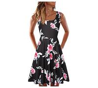 Vestidos Verano Mujer Casual Baratos Cuello En V Estilo Vintage Brasileño Mini Vestidos Elegante Camisa De Vestir Vestido De Camiseta Fresco Y Transpirable Party Dress Código Grande