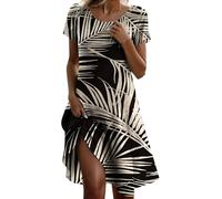 Vestidos Vestido Playa Mujer Vestido Invitada Boda Rojo Fiesta Camiseta Señora Mayor Largo Ropa Primavera 2026 Algodon De Elegantes Midi Playero Talla Grande Cortos Boho Chic XL Manga Larga con