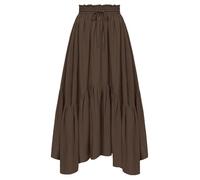 Vestidos vintage para mujer, estilo 30, retro, medieval, gótico, renacentista, victoriano, vestido de hada, bruja, elfo, cosplay, fiesta, carnaval, disfraz de Halloween, marrón, S