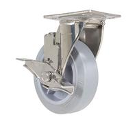 Vestil 6X2 TPR SS RIG Rueda giratoria W/freno