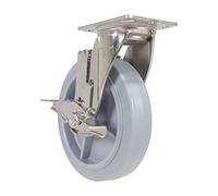 Vestil 8X2 TPR SS RIG Rueda giratoria W/freno