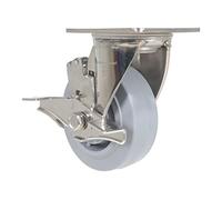 Vestil Rueda giratoria de 5X2 TPR SS RIG con freno