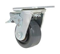 Vestil Rueda giratoria de goma 4X2 W/freno total