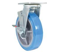 Vestil Rueda giratoria de poliuretano 8X2 con freno