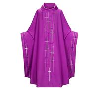 Vestimenta de Sacerdote para Hombre, Iglesia Católica, Celebrante, Padre, Casulla de Sacerdote, Túnica de Iglesia para Misas, Ornamentada, Celebrante, Vestimenta de Celebrante, Iglesia Católica