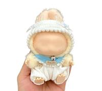 Vestito Labubu 17cm - Set Carino Alla Moda - Adatto a Labubu 1a 2a 3a generazione/Posizione in Piedi/Posizione Seduta. Adecuado para: Pop Mart/Labubu (F38)