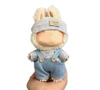 Vestito Labubu 17cm - Set Carino Alla Moda - Adatto a Labubu 1a 2a 3a generazione/Posizione in Piedi/Posizione Seduta. Adecuado para: Pop Mart/Labubu (D60)