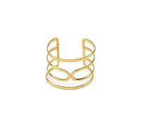 Vestopazzo Vlnet DD11117 - Pulsera con banda abierta de latón con silueta de silueta | Altura 5 cm | Níquel testado | Fabricación artesanal | Tamaño ajustable
