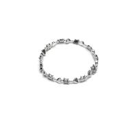 Vestopazzo Vlnet - Pulsera elástica con diseño de tortugas y corazones | chapado en plata | Níquel testado | Artesanía | + Regalo VLNET