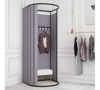 Vestuario portátil de privacidad para tiendas de ropa, vestuario de centro comercial, cabina móvil para tiendas, ideal para oficinas y espacios comerciales, diseño versátil y elegante