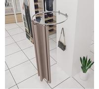 Vestuario portátil - Estación de vestidor móvil con parasol de gama alta para vestirse fácilmente sobre la marcha