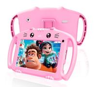 VESWWE Tablet para Niños 7 Pulgadas Android Tablet Niños con WiFi 32GB ROM Control Parental Cubierta para Niña Tableta Infantil de 3 a 14 años (Rosa)