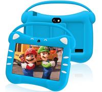 VESWWE Tablet para Niños 7 Pulgadas Android Tableta Infantil con WiFi Bluetooth Doble Cámara Control Parental 32GB ROM Tablet Niños con Estuche Protector (Azul)