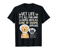 Vet Life Cono De La Vergüenza Aparece Camiseta