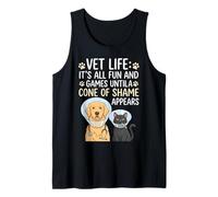 Vet Life Cono De La Vergüenza Aparece Camiseta sin Mangas