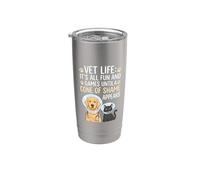 Vet Life Cono De La Vergüenza Aparece Vaso térmico de acero inoxidable de doble pared