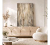 Veta Madera Rústica Abstracta Modernos Cuadros Decoracion Textura Industrial Desgastada Cuadro Y Láminas Grande Marrón Lienzos Decorativos De Pared Para Comedor Salon Dormitorios 40X50Cm, Sin Marco