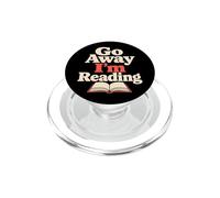 Vete, Estoy Leyendo Humor Amante de los Libros PopSockets PopGrip para MagSafe
