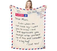 VETEBLE cumpleaños para mamá de Parte de Hija e Hijo, Manta de Primera Calidad para el día de la Madre, Navidad, día de San Valentín, Manta de Franela Suave y acogedora, Regalo de