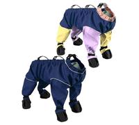 Vêtement Chiot - Combinaison Imperméable | Matériel PU | Tenue De Sortie Chaude Contre Glace Et Humidité Pour Chiens À Pattes Courtes, Confortable, Meilleure Solution Pour Aventures Et Froid