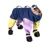 Vêtement Chiot - Combinaison Imperméable | Matériel PU | Tenue De Sortie Chaude Contre Glace Et Humidité Pour Chiens À Pattes Courtes, Confortable, Meilleure Solution Pour Aventures Et Froid